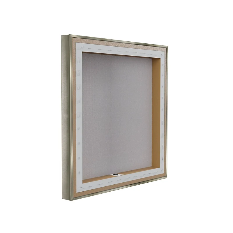 Stupell Industries Potted Christmas Tree Plaid Floating Frame Wall Art