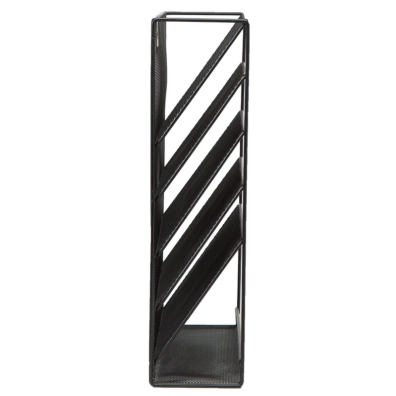 Mind Reader 6 Compartment Vertical Hanging Wall File & Chart Organizer