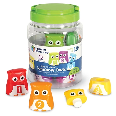 Learning Resources Snap-n-Learn Rainbow Owls