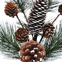16" Snowy Pine & Pinecone Pick by Ashland®
