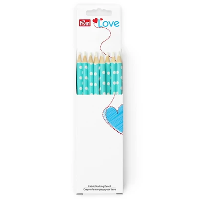 Prym® Love Turquoise Fabric Marking Pencils, 10ct.