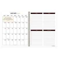 TF Publishing 2025 Large Renaissance Year Weekly Monthly Spiral Planner