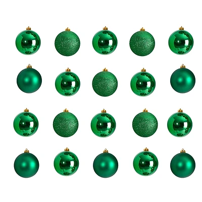 20ct. 3" Shatterproof Christmas Ornaments