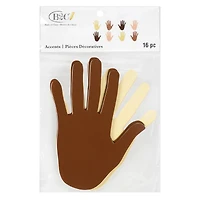 Die Cut Hand Accents, 16ct. by B2C®
