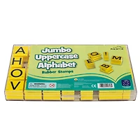 Educational Insights Jumbo Uppercase Alphabet Rubber Stamps