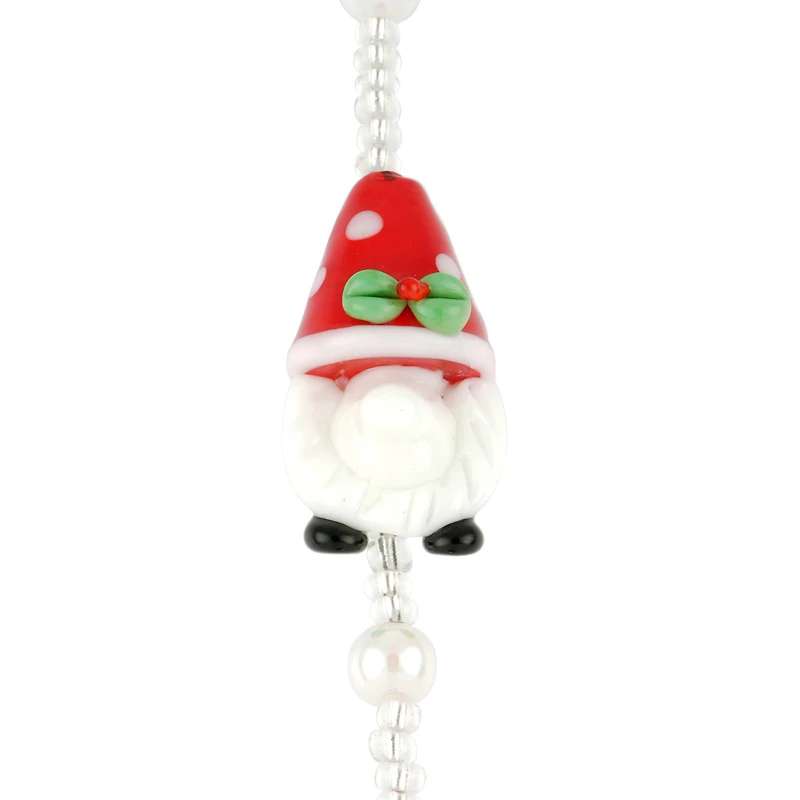 Christmas Gnome Lampwork Glass Bead Mix by Bead Landing™