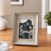 Expressions™ Metallic Edge Champagne Woodgrain Frame by Studio Décor®