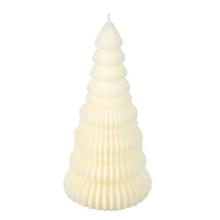 Ivory Christmas Tree Shaped Candle by Ashland®