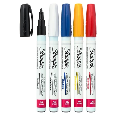 Sharpie® Oil-Based Paint Markers, Fine Point Primary Set