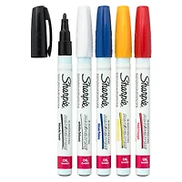 Sharpie® Oil-Based Paint Markers, Fine Point Primary Set