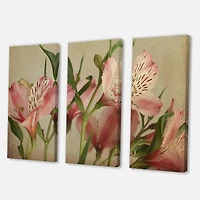 Designart - Retro Alstroemeria Flower