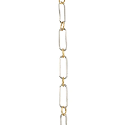 36" Silver & Gold Paper Link Chain by Bead Landing™