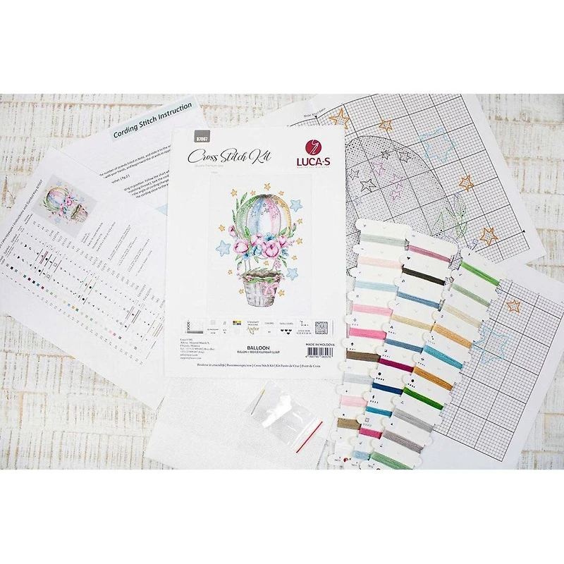 Luca-s Ballon Counted Cross Stitch Kit