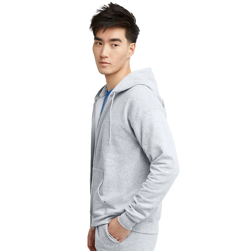Hanes EcoSmart Fleece Full-Zip Men's Hoodie