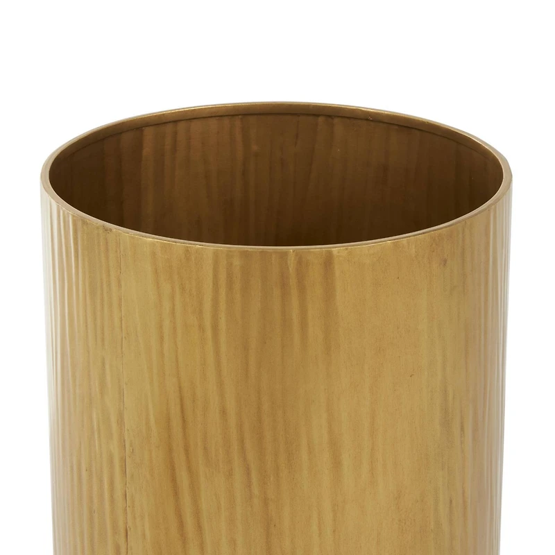 Gold Metal Nesting Accent Table with Black Tray Tabletop Set