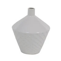 White Porcelain Modern Vase Set