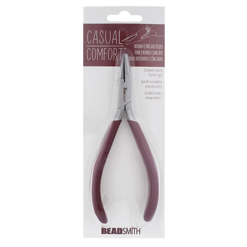 The Beadsmith® Casual Comfort Round Concave Plier