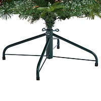 4ft. Pre-Lit Snowed Tipped Clermont Mixed Pine Artificial Christmas Tree, Clear Lights