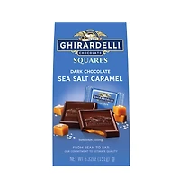 Ghirardelli® Sea Salt Caramel Filled Dark Chocolate Squares, 5.32oz.