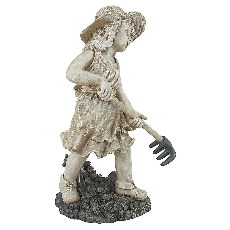 Design Toscano® 20" Rebecca, Young Gardener Sculpture