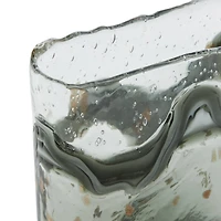 Gray Glass Contemporary Vase Set