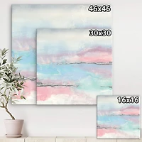 Designart - Metallic Shabby Pink II