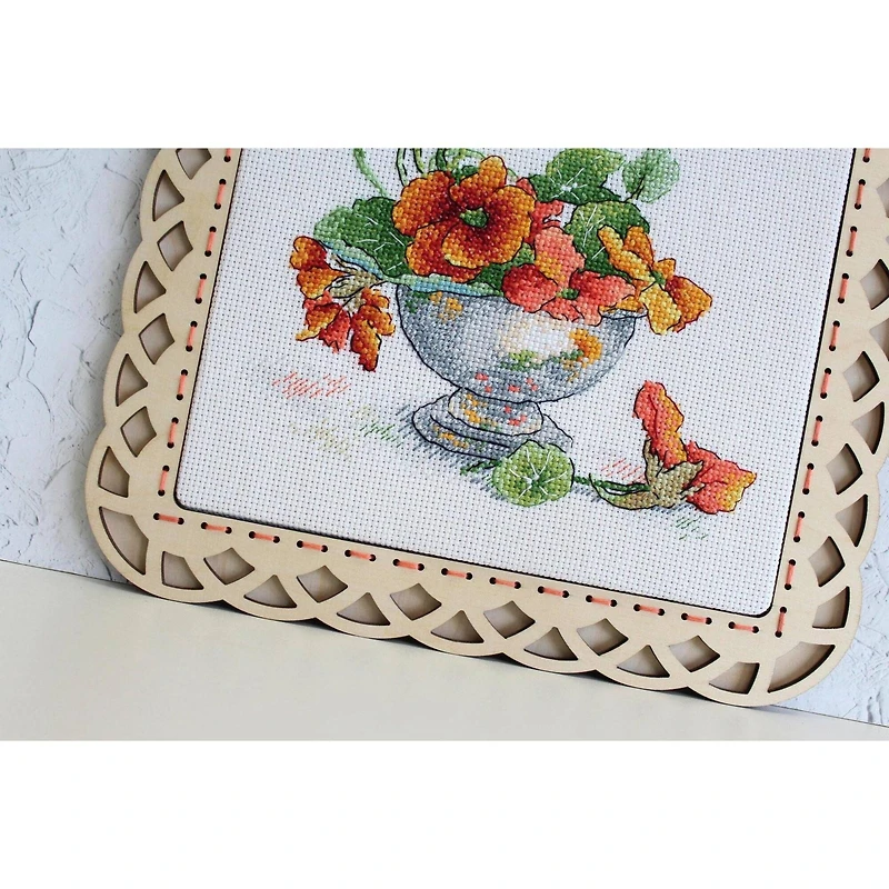 MP Studia Nasturtium Cross Stitch Kit