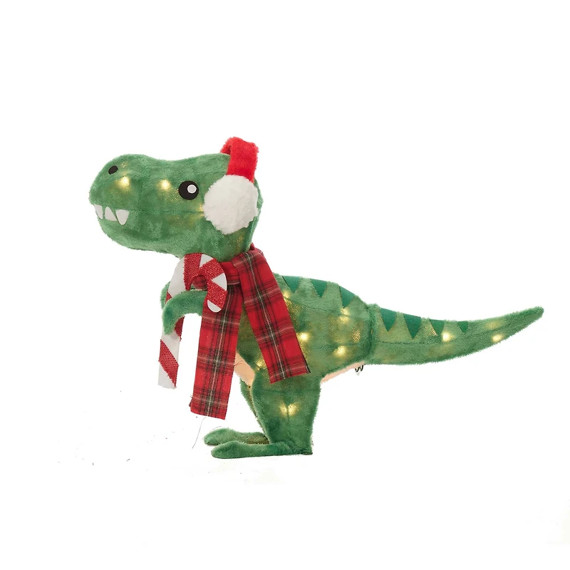 24" Plush T-Rex with Earmuffs Figurine