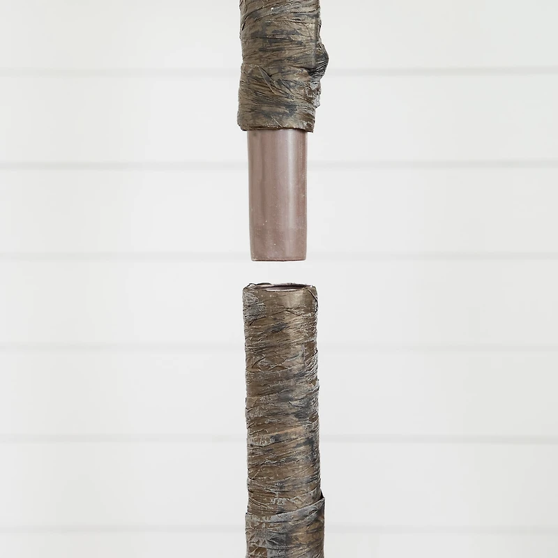 6ft. Pre-Lit Artificial Olive Tree with Warm White LED Lights