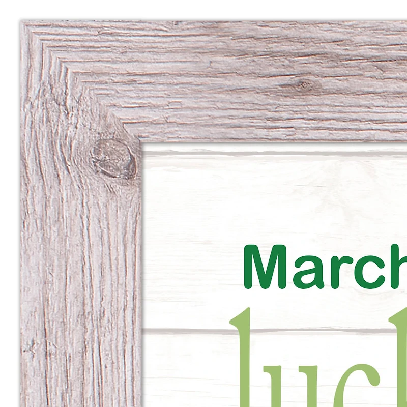 St Patrick Things Framed Print 16" x 16" Western White Framed Print