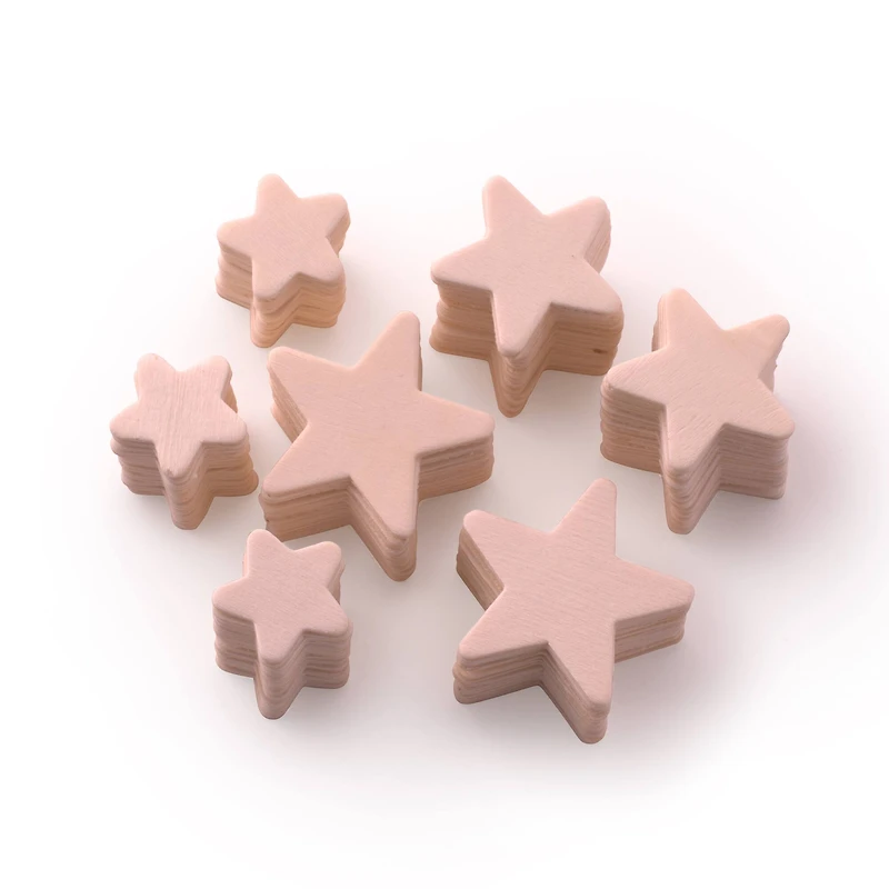 12 Packs: 130 ct. (1,560 total) Wood Stars by Creatology™