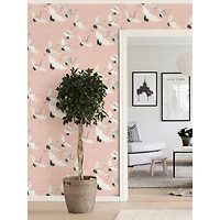 NuWallpaper Pink Halcyon Peel & Stick Wallpaper