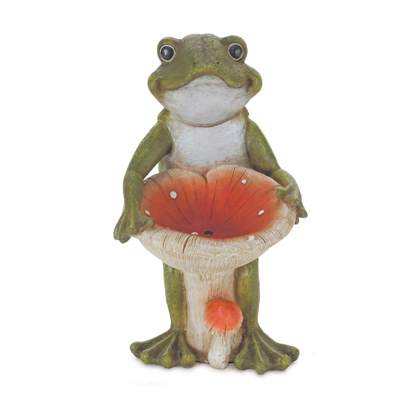 Garden Frog with Mushroom Set