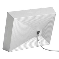 Aura Frames Mason White Quartz 10" x 8" Digital Photo Frame