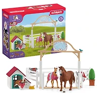 Schleich Horse Club Hannah's Guest Horses with Ruby the Dog Playset