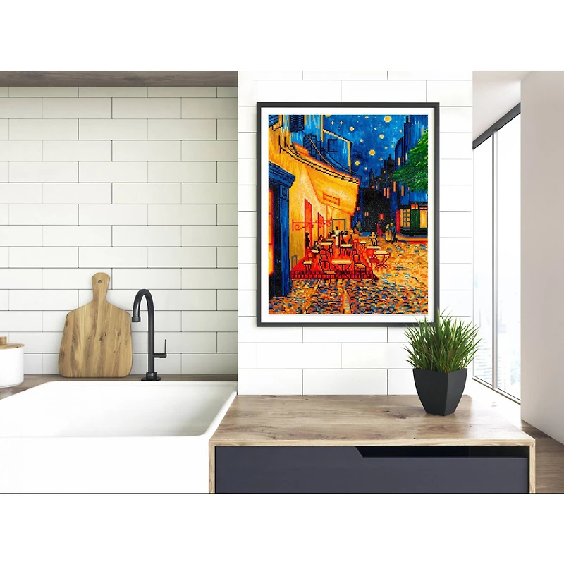 Diamond Dotz® Intermediate Café at Night Van Gogh Diamond Painting Kit