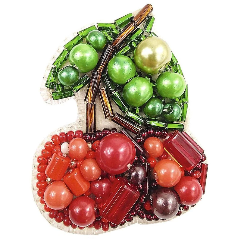 BP-243C Cherry Brooch Beadwork Kit