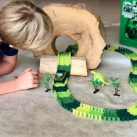 The Bubble Factory Dinosaur Flexible Track Set