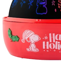 LightShow® Peanuts® Happy Holidays Rotating Tabletop Projector