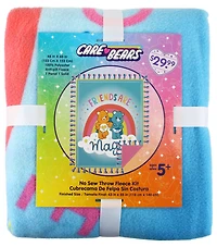 Care Bears™ 43" x 55" Friends Are Magic No Sew Fleece Throw Kit