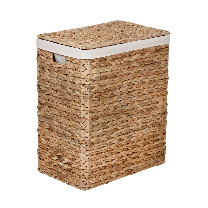 7-Piece Water Hyacinth Woven Bathroom Storage Basket Set