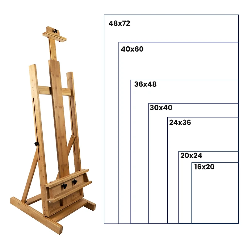 Pacific Arc Brazos H-Frame Studio Easel