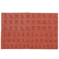 Script Alphabet & Numbers Wood Stamp Set by Recollections™