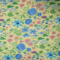 Feldman Yellow Flowers Cotton Flannel