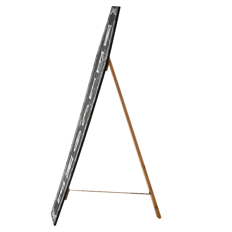 28" Halloween Welcome Standup Coffin Sign