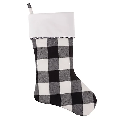 Haute Decor HangRight™ 20" & Buffalo Check Stocking