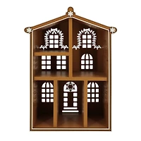 18" Gingerbread House Wood Cubby by Ashland®
