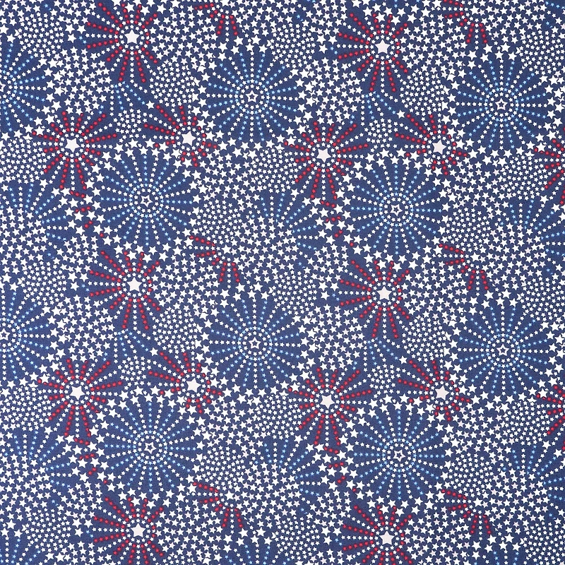 SINGER Fireworks Stars Cotton Fabric
