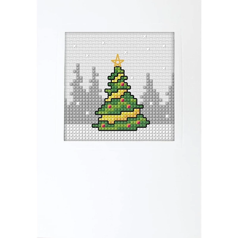 Orchidea Christmas Tree Counted Cross Stitch Kit