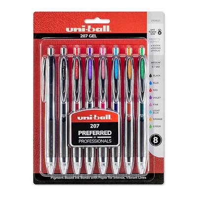 Uni-Ball® Signo™ 207 8 Color Gel Pen Set